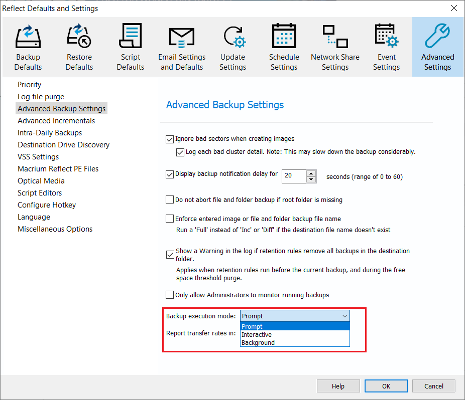 New in Macrium Reflect 8.1