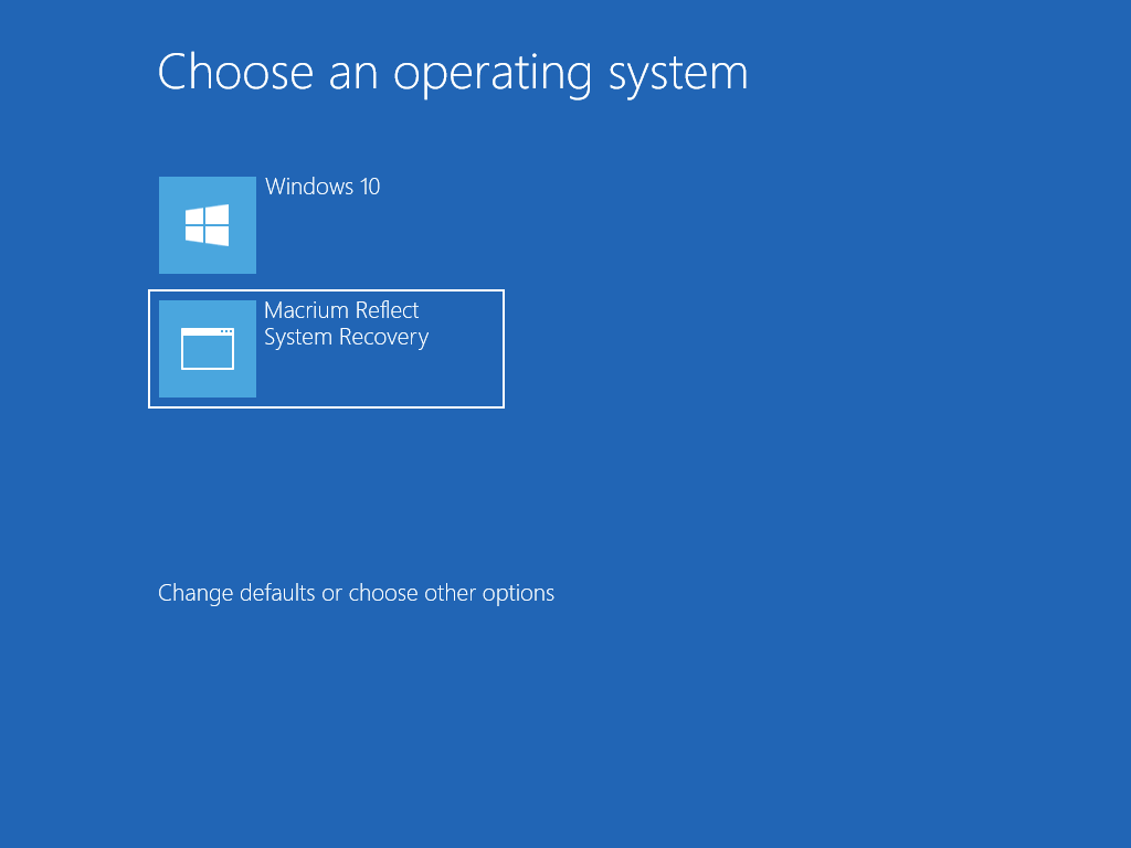 Adding a Windows Boot Menu Option for Macrium Rescue Media