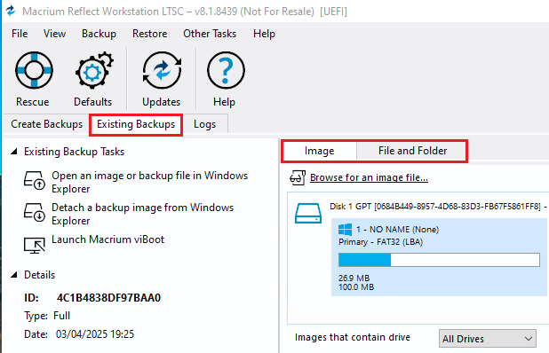 Deleting Backup Files