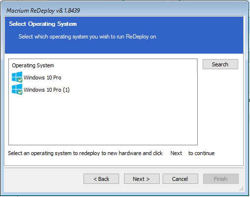 Restoring to Dissimilar Hardware with Macrium ReDeploy