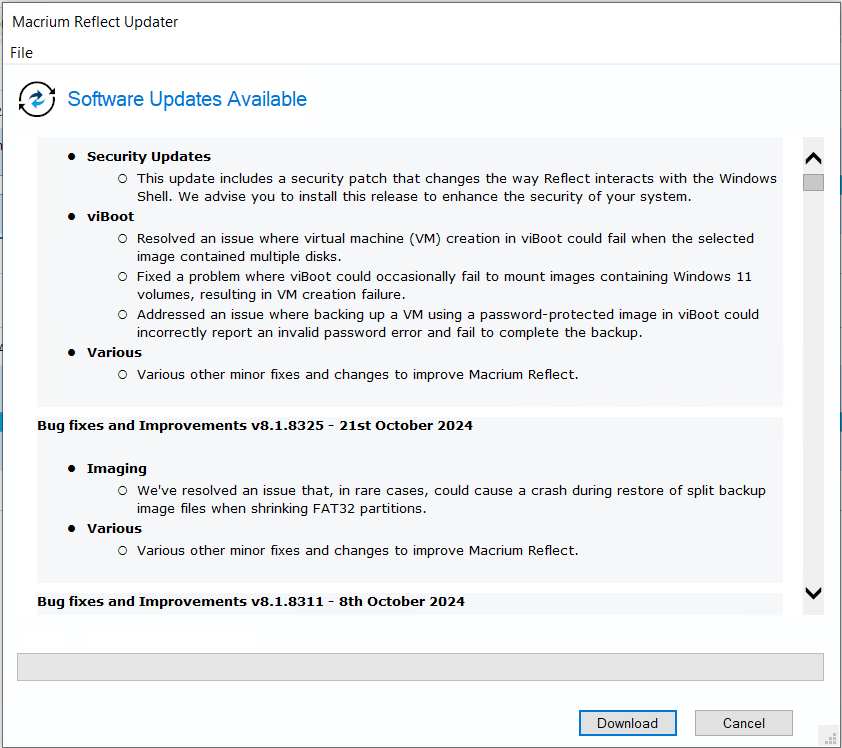 Macream Migrating to Macrium Reflect LTSC