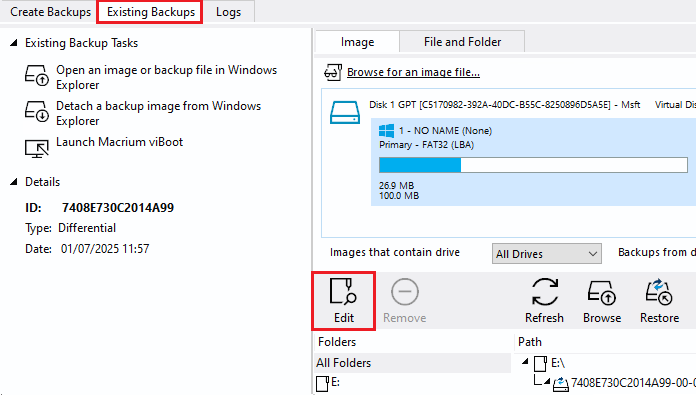 Deleting Backup Files