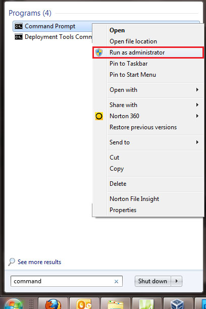 Running an Elevated Command Prompt