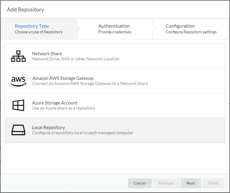 Creating a Local Repository